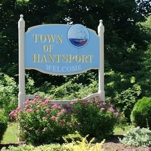 Town of Hantsport welcome sign